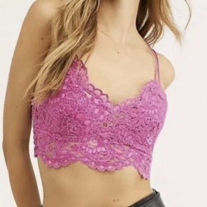 Free people intimate purple top candy